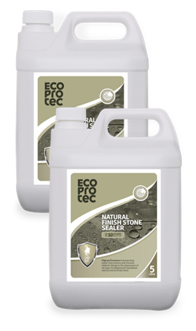 ECOPROTEC - Natural Finish Stone Sealer 5 Litre x2