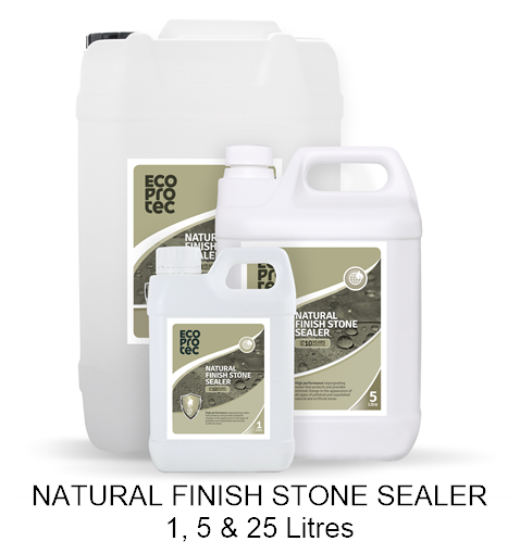 Natural Finish Stone Sealer 1, 5 & 25 Litre