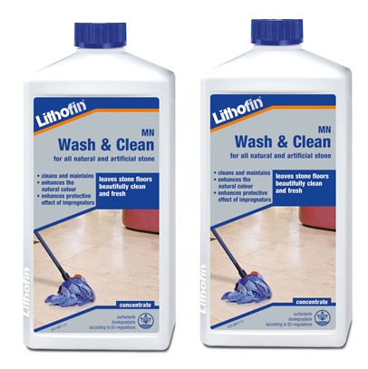 Wash & Clean 1 Litre x 2